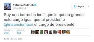 Patricia Bullrich hackeada - Tuit2