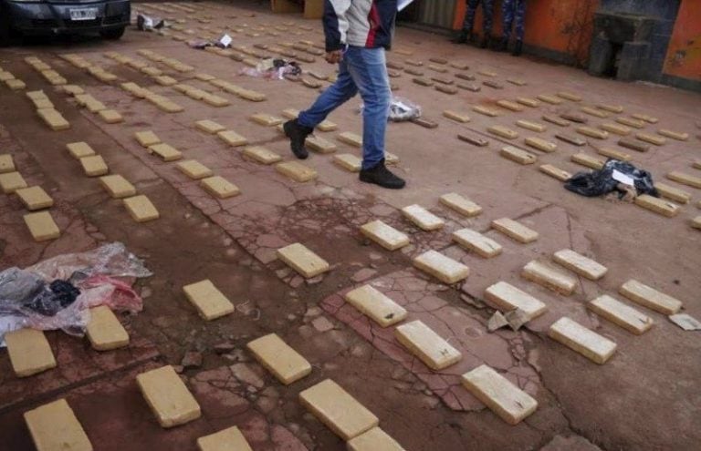 Incautaron más de 300 kilos de marihuana en Oberá. (Foto: Policía de Misiones)