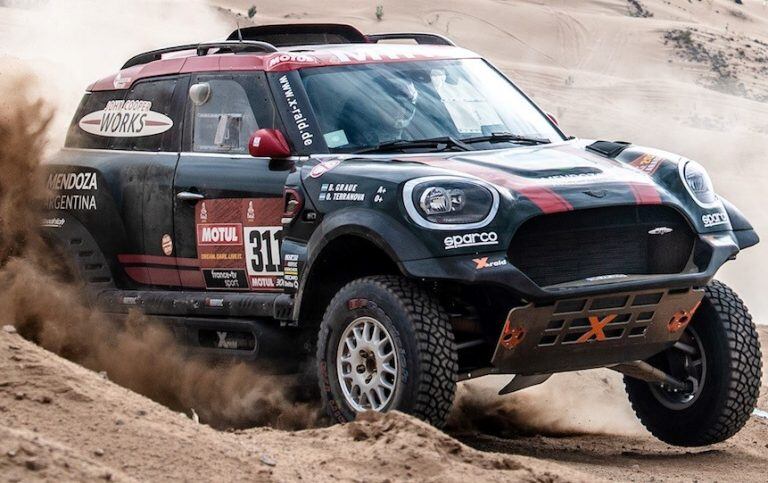 Terranova corre por 14a vez el Dakar, mientras que su navegante Graue lo hace por 10a.