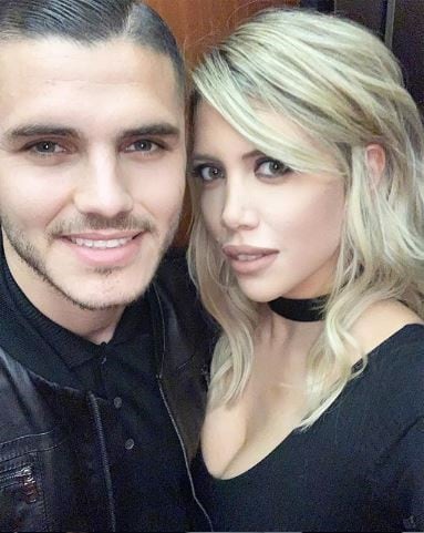 Wanda Nara junto a su esposo Mauro Icardi