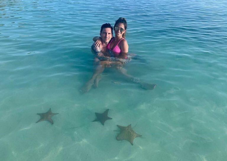 Las vacaciones de Lionel Messi y Antonela Roccuzzo (Foto: Instagram)