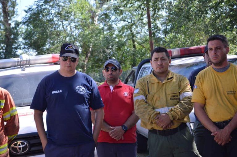 Lucha contra el fuego en Las calles