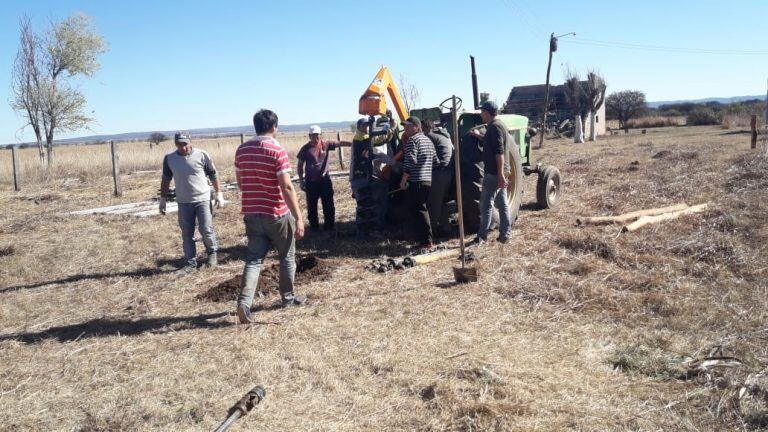 Trabajos en la Sociedad Rural de Pocho