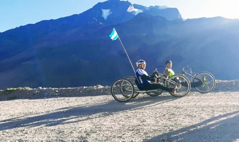 Otra de las tomas inolvidables de la travesía vivida este domingo.