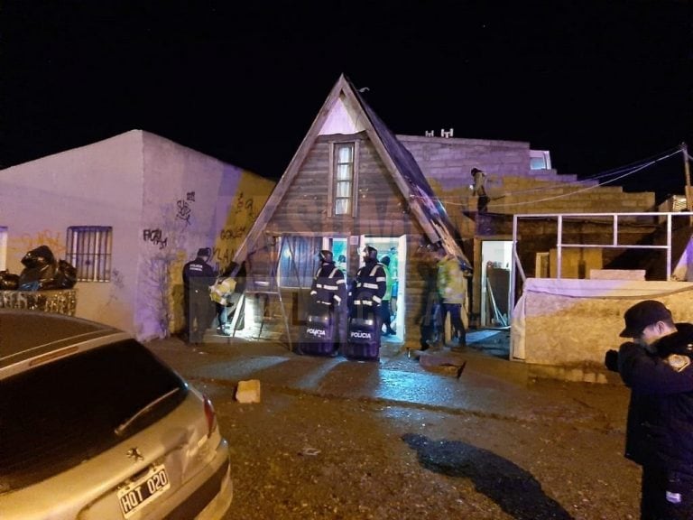 Casa allanada en Río Grande (Foto: Resumen Policial)