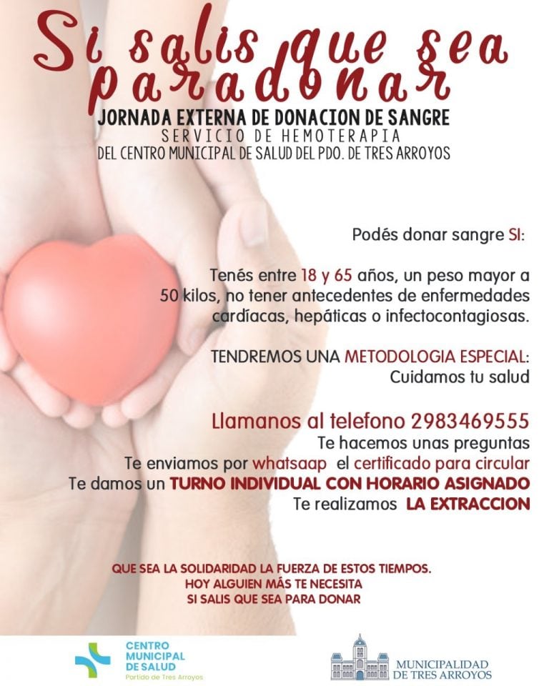 "Si Salís que sea para Donar"