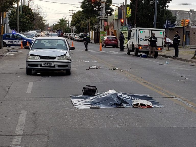 Siniestro fatal en Diagonal Ica.