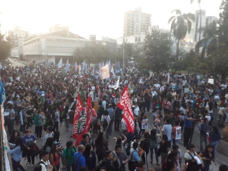 Marcha de universitarios de Jujuy