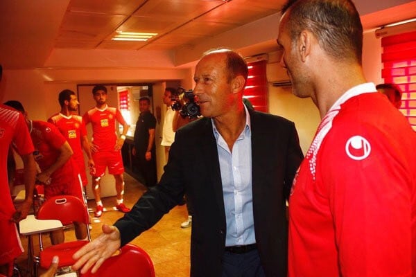 Gabriel Calderón en el Persepolis. (foto: Tehran times)