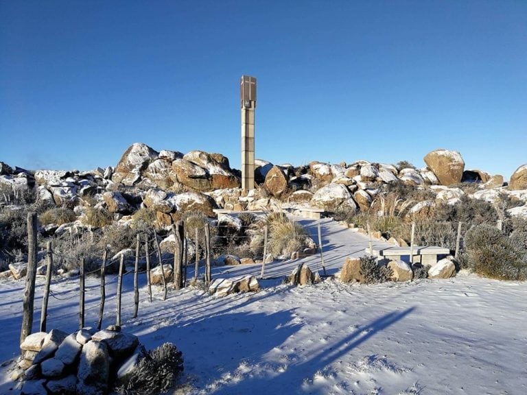 Las fotos de la nieve en las Altas Cumbres este martes 12 de junio.