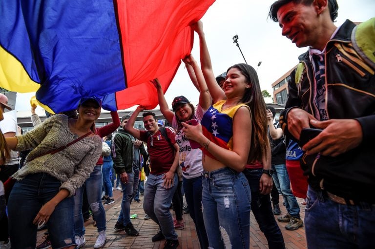 Marchas en Venezuela (Infobae)