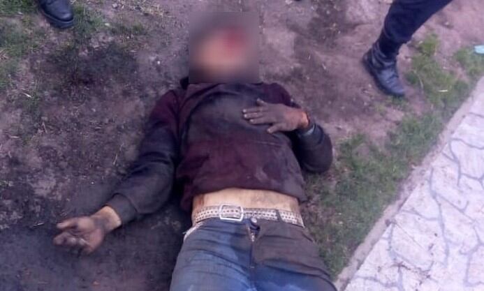 Ladrón capturado en Granadero Baigorria. (Baigorria Informa)