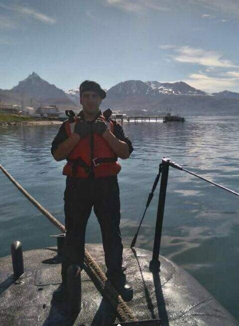 Fabricio Alcaraz, el puntano que estaba en el Submarino Ara San Juan.