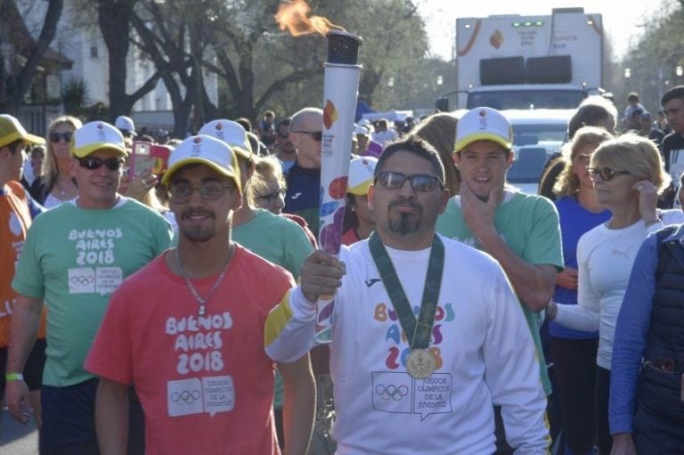 El fuego olímpico visitó Mendoza