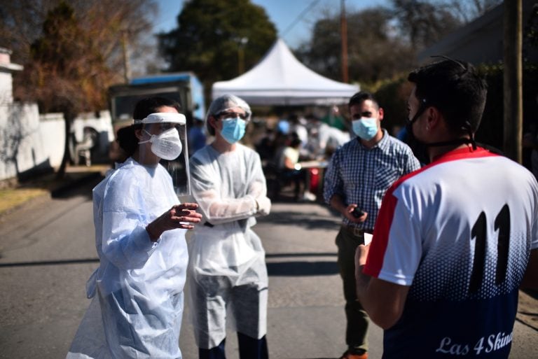 Operativo coronavirus en Villa Allende