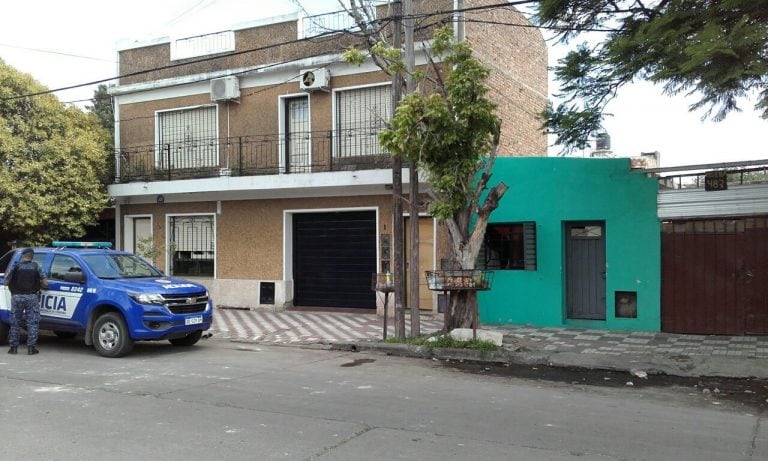 La casa del acusado.