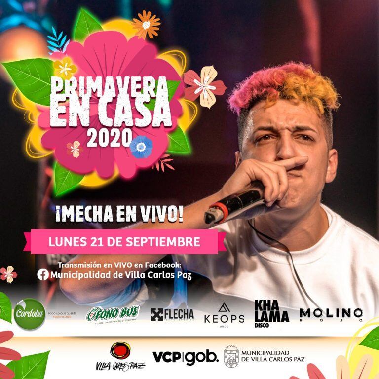 El freestyler Mecha será quien cerrará el show online de la Fiesta de la Primavera 2020