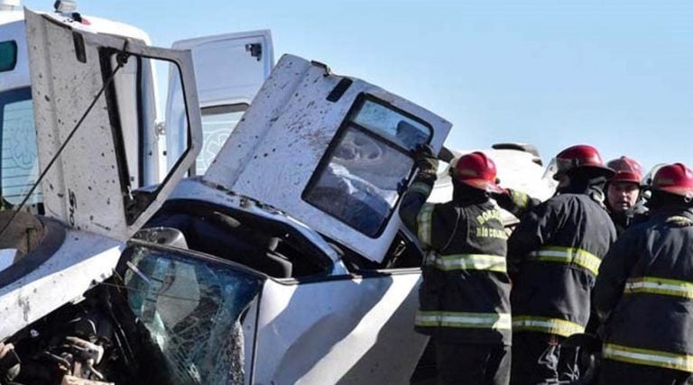 Accidente cerca de La Adela (Noti Río)