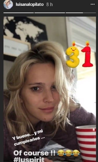 Lopilato bromeó con el recordatorio de su cumpleaños