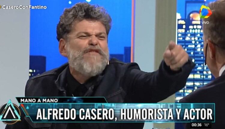 Alfredo casero con Fantino