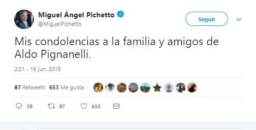 (Twitter/@miguelpichetto)