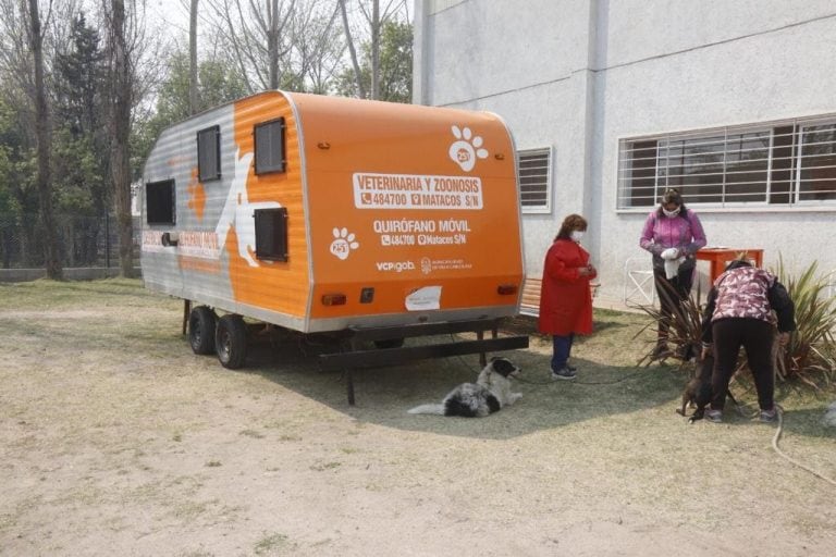 Este lunes comenzó a funcionar el quirófano móvil para castraciones de perros y gatos en Carlos Paz