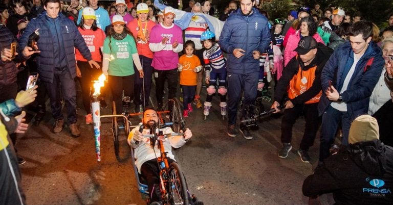 El Tour de la Antorcha pasó por Santa Fe (Fotos Guido Martini/Buenos Aires 2018)