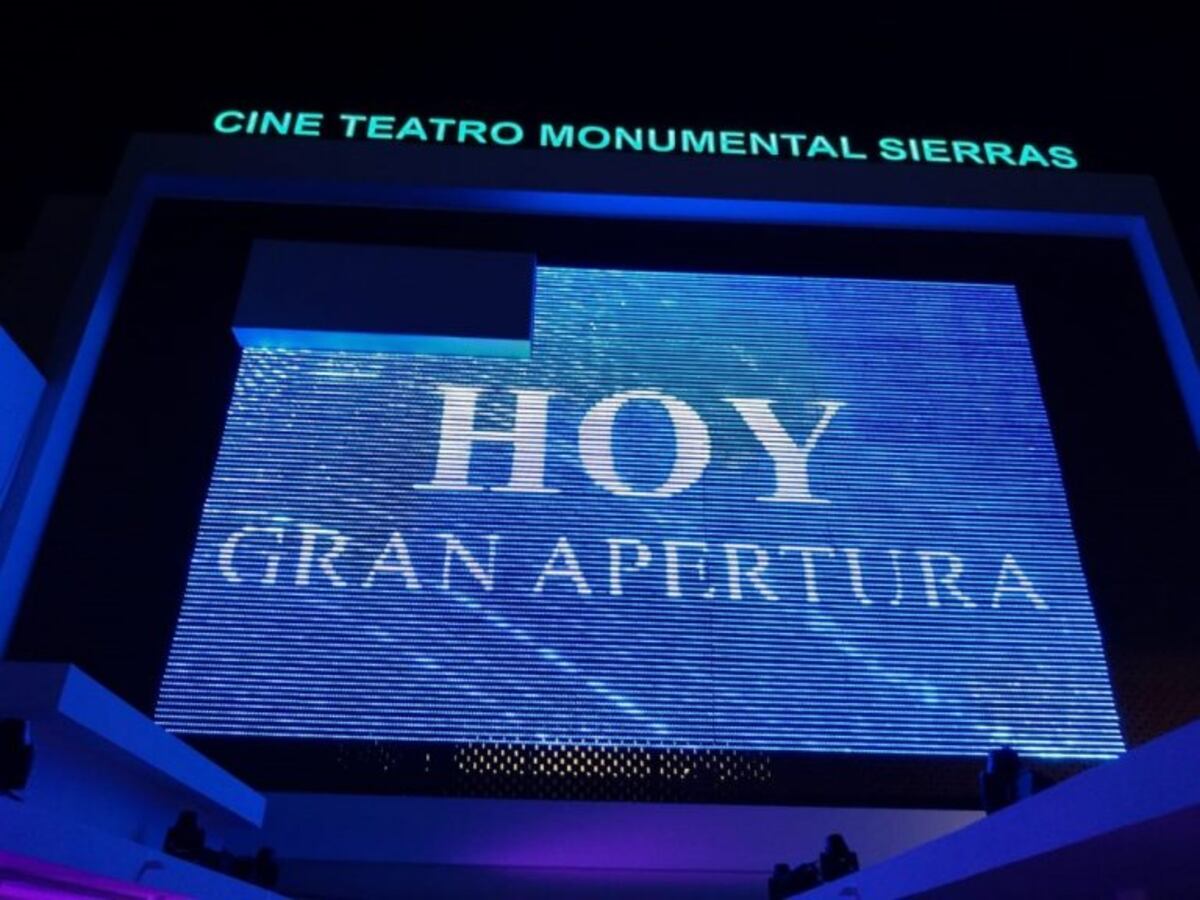 Cine Teatro Monumental Sierras: volvió a latir el corazón cultural