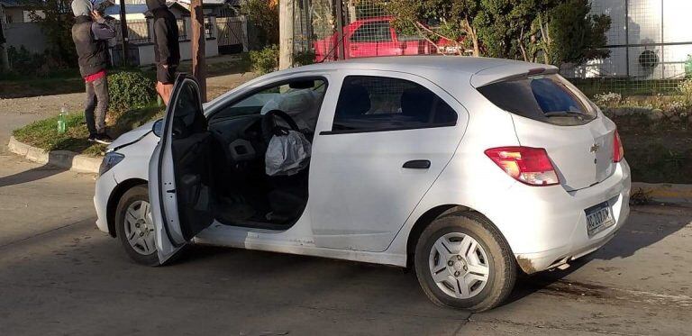 Chevrolet Onix del conductor (Foto: Bariloche2000).