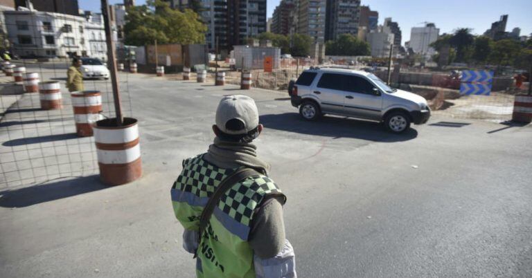 Habilitaron la rotonda de Plaza España.