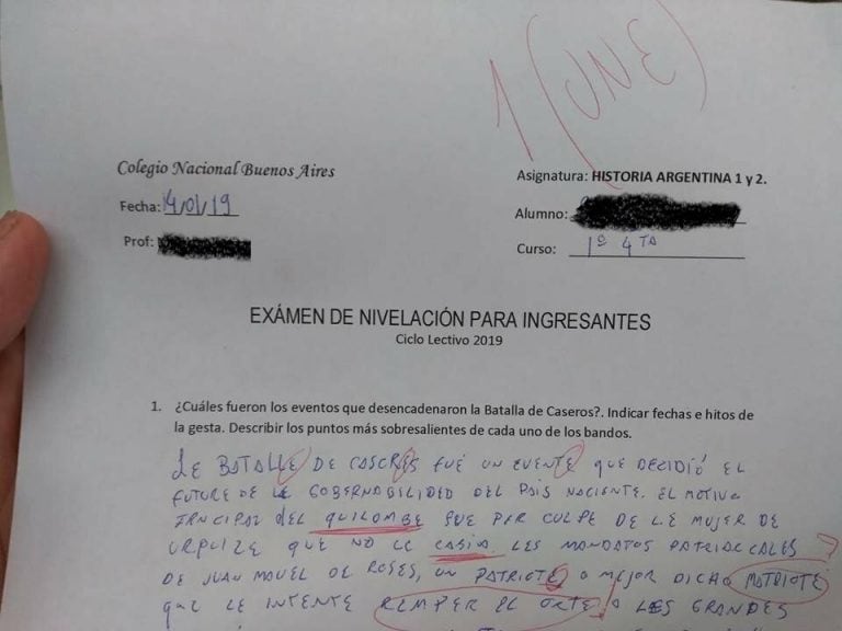 Examen con lenguaje inclusivo. (Twitter/ @DocimoOk)