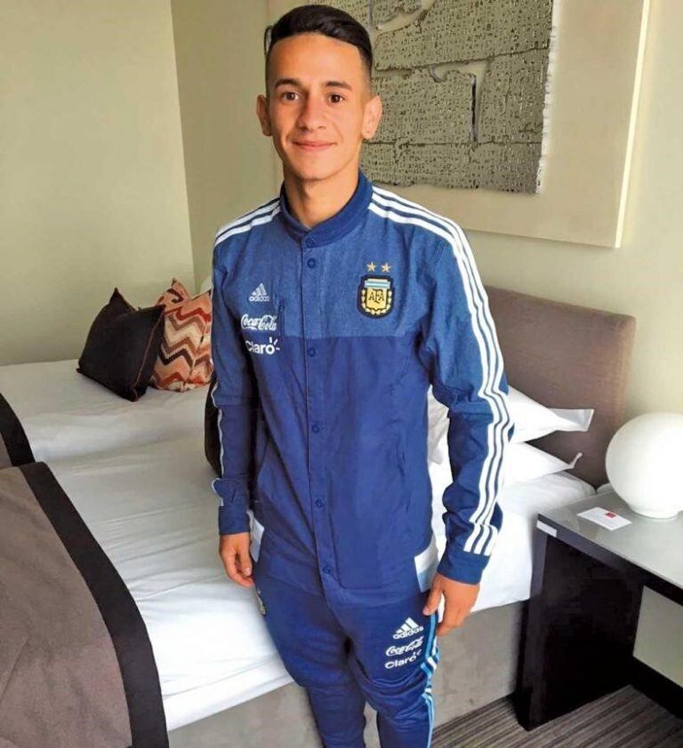 Cristian Ojeda, jugador de Talleres de Córdoba y elegido como sparring de la Selección.