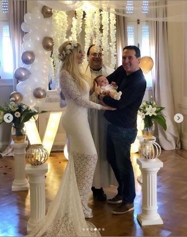 Vicky Xipolitakis renovó sus votos matrimoniales con Javier Naselli