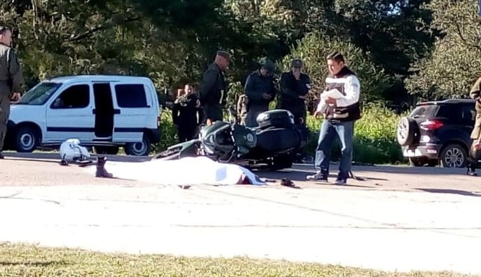 Trágica muerte de un gendarme en Tartagal. (Web)