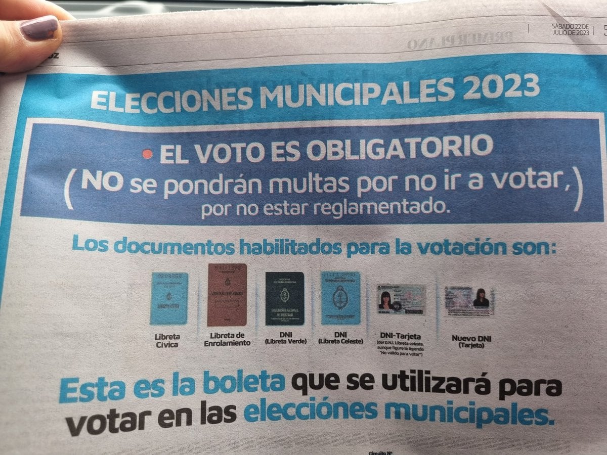 La aclaración de la Junta Electoral que generó el repudio en las redes.