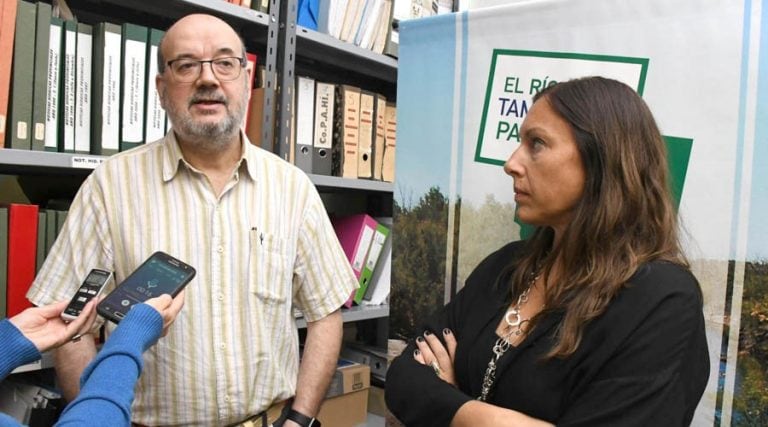 Carlos Schulz y Pamela Pratts (Gobierno de La Pampa)