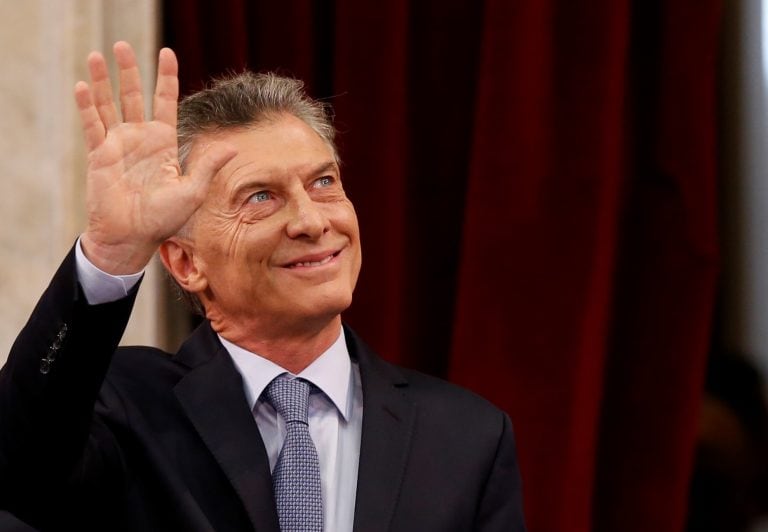 Macri durante la apertura de Sesiones Ordinarias. (Foto: AFP)