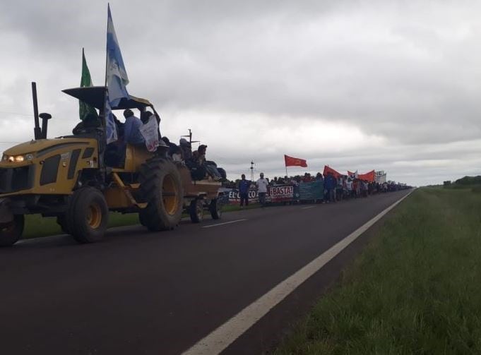 La Marcha Multisectorial llega a Resistencia. (Foto: Primera Línea)