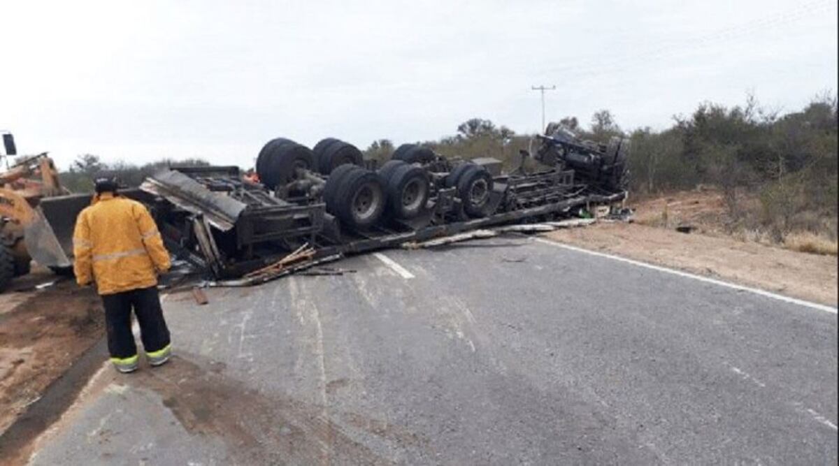 Un camionero de Realicó falleció en un accidente en el norte de Córdoba