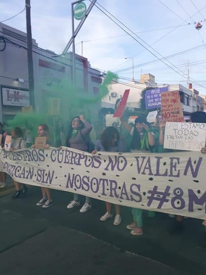 Marcha 8M en Punta Alta