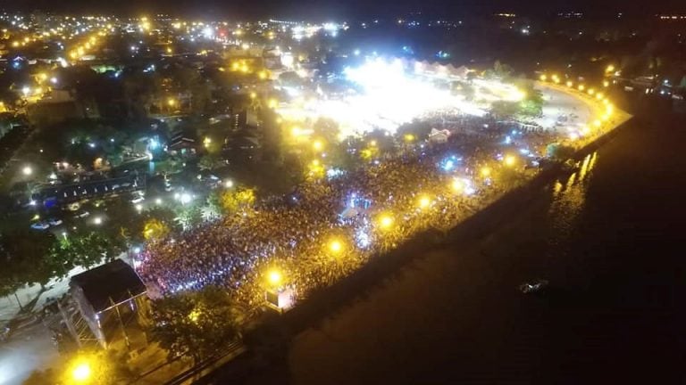 Fabiana Cantilo cantó en la 1ra noche de la Fiesta del Pescado y Vino Entrerriano
Crédito: MDG