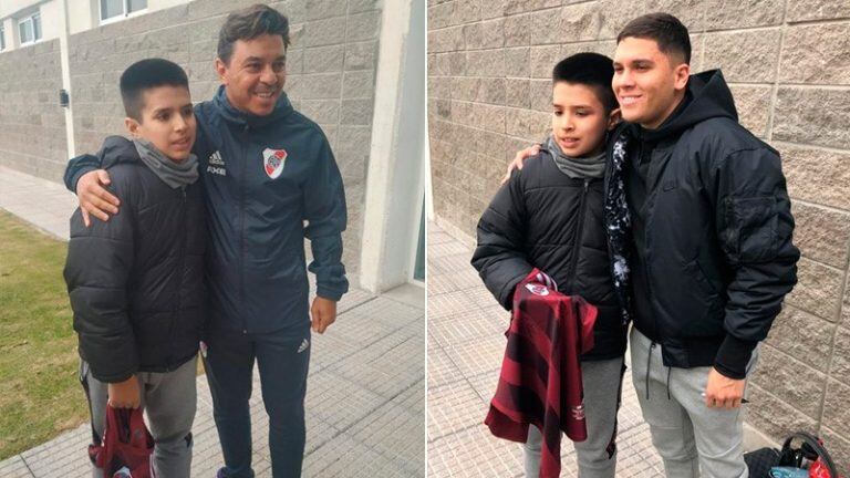 Pequeño paranaense cumplió su sueño: conoció a Juanfer Quinteros