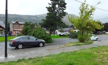 Imágenes que dejo el temporal