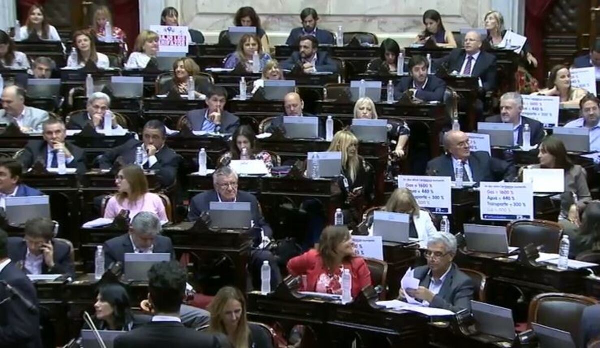 Diputados no tratará el congelamiento de tarifas por falta de quórum