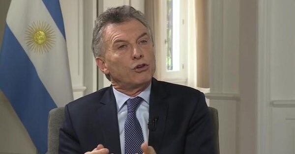 El presidente Mauricio Macri, durante una entrevista para CNN.