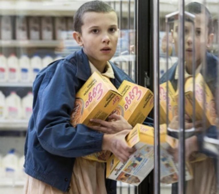 Las primeras apariciones de Millie Bobby Brown como Eleven en 'Stranger Things' (Foto: Instagram)