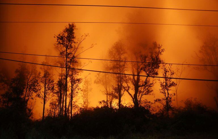 En fotos: la erupción del volcán hawaiano Kilauea complicó la situación en la zona