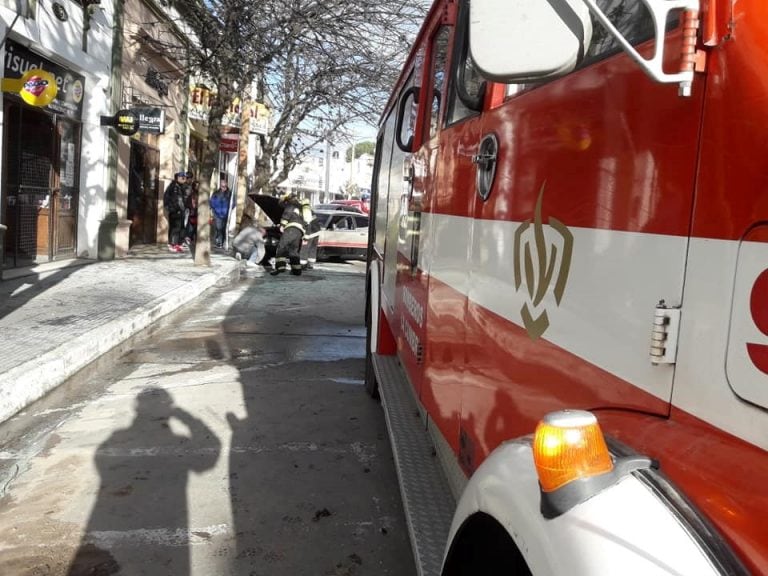 Se incendió un Vehículo en La Cumbre