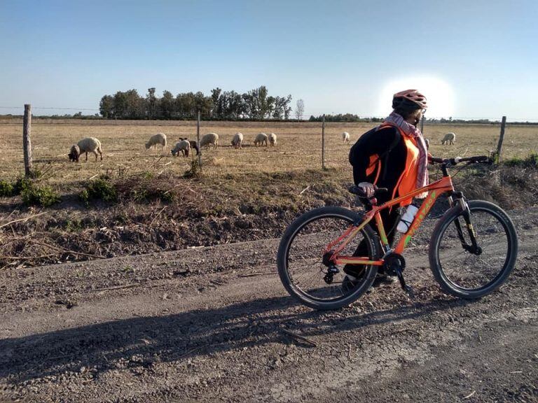 caminos rurales, guiados por Fiamma
foto: foto: facebook de Pedaleando