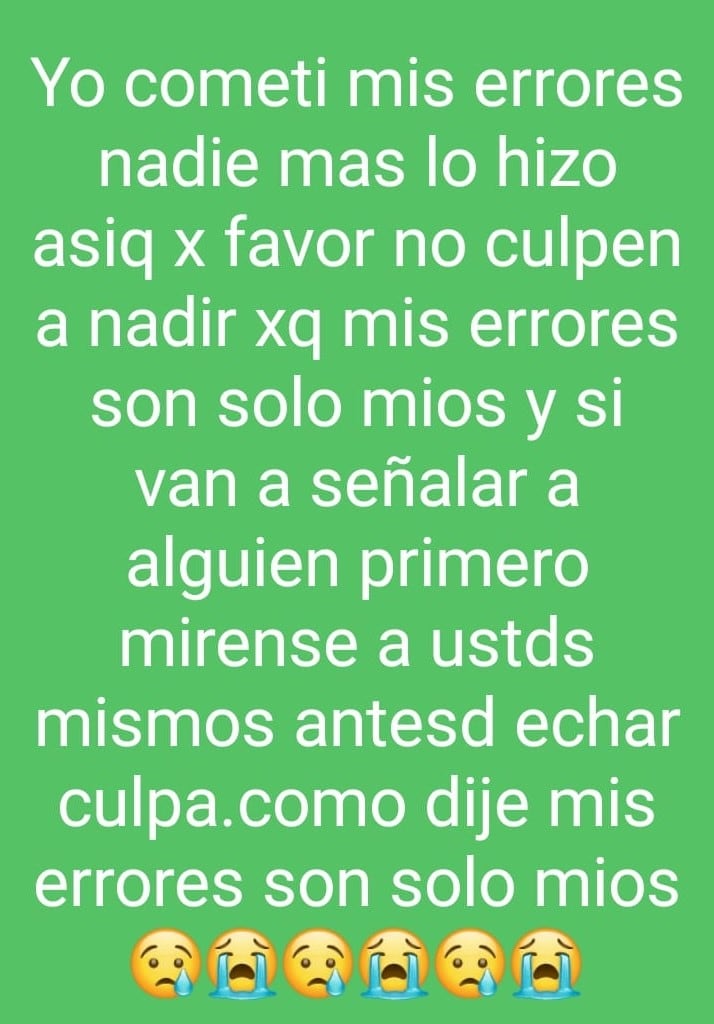 Último estado de WhatsApp de Víctor.